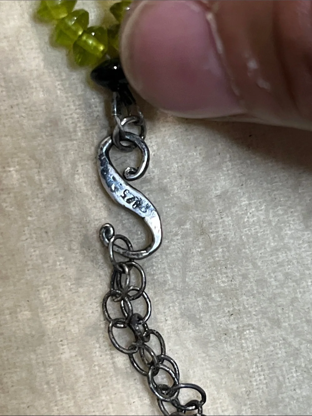925 Sterling Silver handcrafted necklace